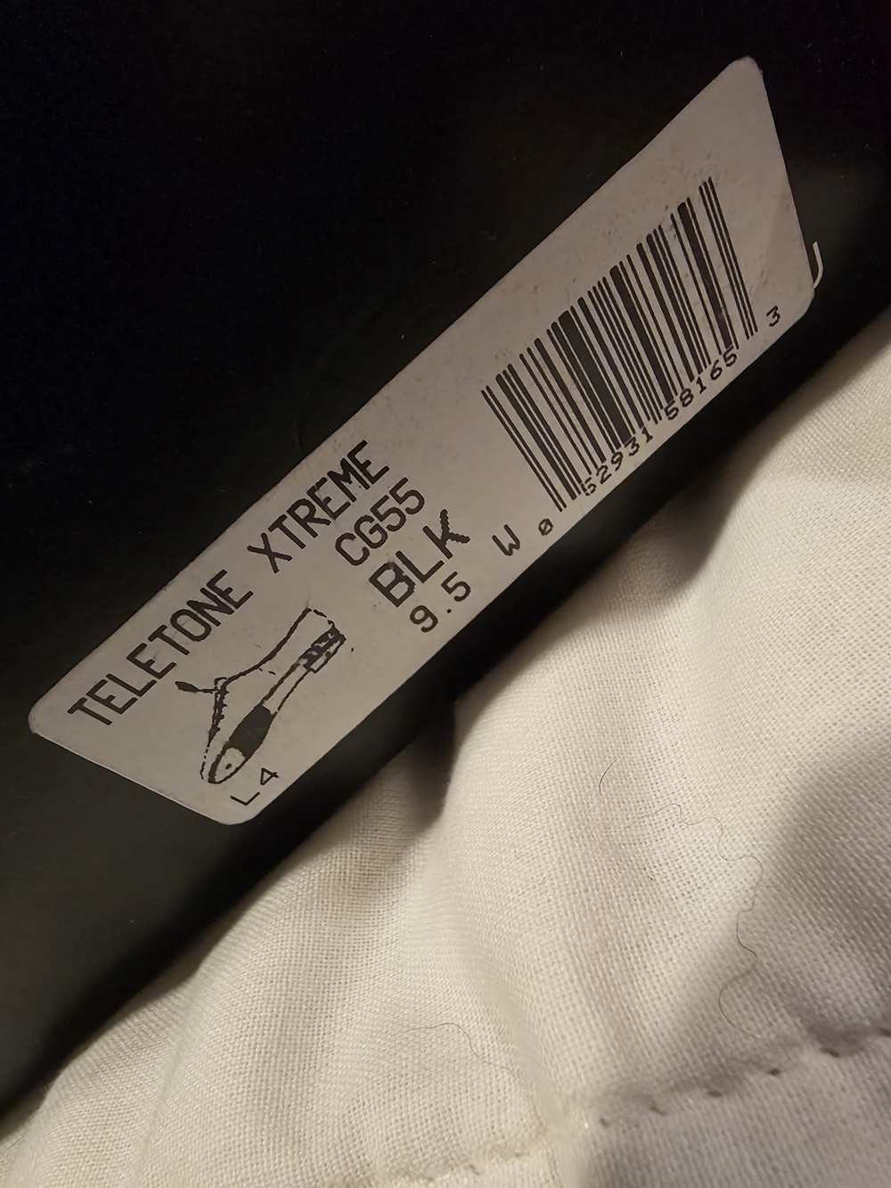 Capezio Black Leather Lace-Up Tap Oxfords - Picture 4 of 5